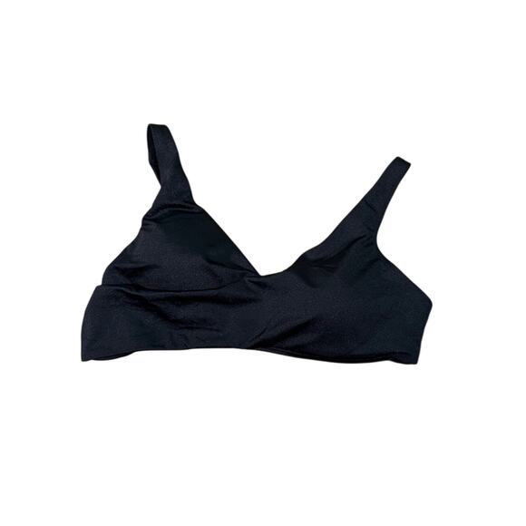 NWT Tahari wrap hook back black bikini top size large - Picture 1 of 4